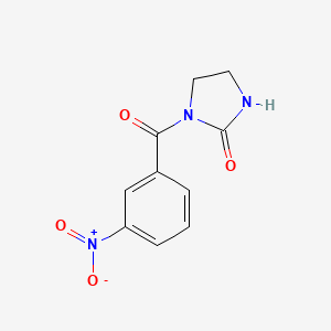 1-(3-Nitrobenzoyl)imidazolidin-2-one