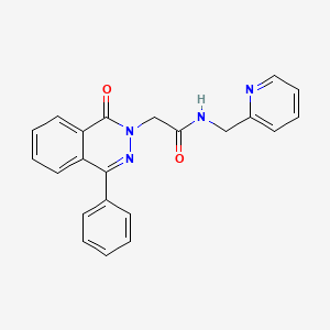 2-(1-Oxo-4-phenyl-1H-phthalazin-2-yl)-N-pyridin-2-ylmethyl-acetamide