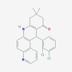 12-(2,3-dichlorophenyl)-9,9-dimethyl-8,9,10,12-tetrahydrobenzo[b][4,7]phenanthrolin-11(7H)-one