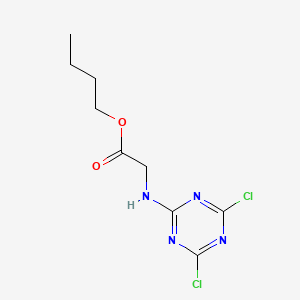 Butyl 2-[(4,6-dichloro-1,3,5-triazin-2-yl)amino]acetate