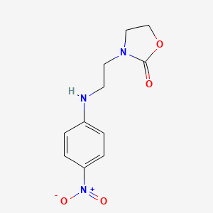 3-{2-[(4-Nitrophenyl)amino]ethyl}-1,3-oxazolidin-2-one