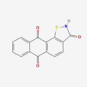 molecular formula C15H7NO3S B11508787 anthra[2,1-d][1,2]thiazole-3,6,11(2H)-trione 