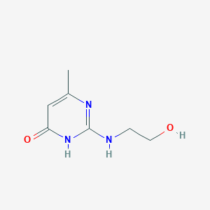 2-[(2-hydroxyethyl)amino]-6-methylpyrimidin-4(3H)-one