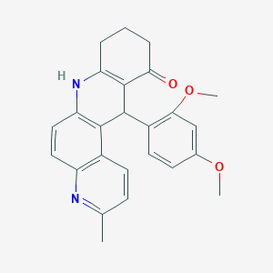 12-(2,4-dimethoxyphenyl)-3-methyl-8,9,10,12-tetrahydro-7H-benzo[b][4,7]phenanthrolin-11-one