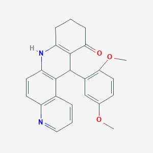 12-(2,5-dimethoxyphenyl)-8,9,10,12-tetrahydrobenzo[b][4,7]phenanthrolin-11(7H)-one