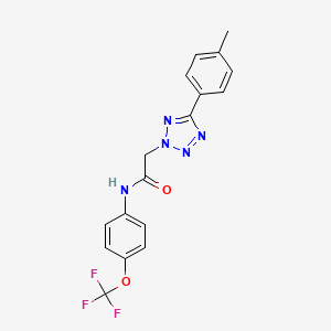 2-(5-p-Tolyl-tetrazol-2-yl)-N-(4-trifluoromethoxy-phenyl)-acetamide