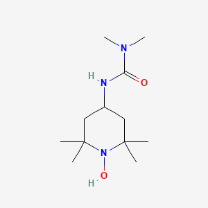 molecular formula C12H25N3O2 B11509030 3-(1-Hydroxy-2,2,6,6-tetramethylpiperidin-4-yl)-1,1-dimethylurea 