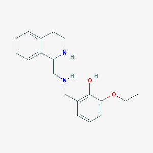 2-Ethoxy-6-{[(1,2,3,4-tetrahydroisoquinolin-1-ylmethyl)amino]methyl}phenol