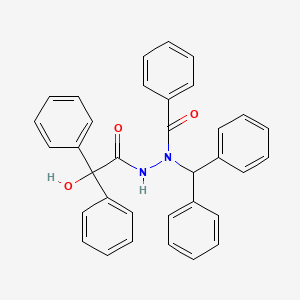 N-(diphenylmethyl)-N'-[hydroxy(diphenyl)acetyl]benzohydrazide