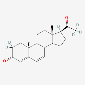 molecular formula C₂₁H₂₂D₆O₂ B1150915 Dydrogesterone-D6 (major) 