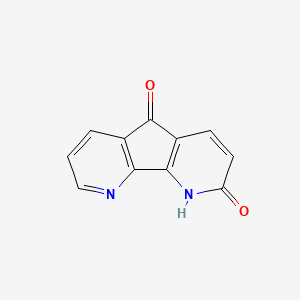 molecular formula C11H6N2O2 B11509207 3,13-diazatricyclo[7.4.0.02,7]trideca-1(9),2(7),5,10,12-pentaene-4,8-dione 