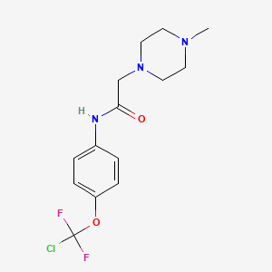 N-[4-(Chloro-difluoro-methoxy)-phenyl]-2-(4-methyl-piperazin-1-yl)-acetamide