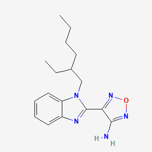 4-[1-(2-Ethylhexyl)-1H-benzimidazol-2-yl]-1,2,5-oxadiazol-3-amine