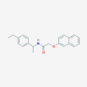 N-[1-(4-ethylphenyl)ethyl]-2-(naphthalen-2-yloxy)acetamide