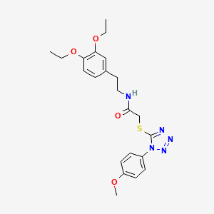 N-[2-(3,4-diethoxyphenyl)ethyl]-2-{[1-(4-methoxyphenyl)-1H-tetrazol-5-yl]sulfanyl}acetamide