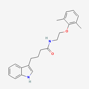 N-[2-(2,6-dimethylphenoxy)ethyl]-4-(1H-indol-3-yl)butanamide