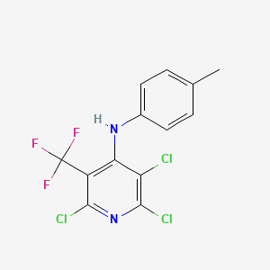 2,3,6-trichloro-N-(4-methylphenyl)-5-(trifluoromethyl)pyridin-4-amine