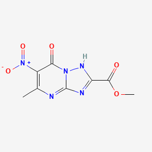 Methyl 7-hydroxy-5-methyl-6-nitro[1,2,4]triazolo[1,5-a]pyrimidine-2-carboxylate