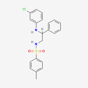 N-[2-(3-Chloro-phenylamino)-2-phenyl-ethyl]-4-methyl-benzenesulfonamide