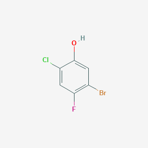 molecular formula C6H3BrClFO B115098 5-Bromo-2-chloro-4-fluorophenol CAS No. 148254-32-4