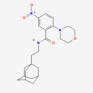 N-[2-(Adamantan-1-YL)ethyl]-2-(morpholin-4-YL)-5-nitrobenzamide