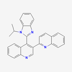 4'-[1-(propan-2-yl)-1H-benzimidazol-2-yl]-2,3'-biquinoline