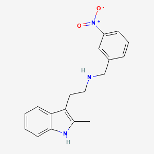 molecular formula C18H19N3O2 B11509910 2-(2-methyl-1H-indol-3-yl)-N-(3-nitrobenzyl)ethanamine 