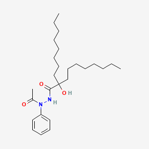 N'-acetyl-2-hydroxy-2-octyl-N'-phenyldecanehydrazide