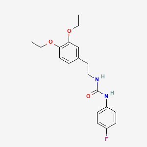 1-[2-(3,4-Diethoxyphenyl)ethyl]-3-(4-fluorophenyl)urea