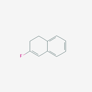 molecular formula C10H9F B115100 3-Fluoro-1,2-dihydronaphthalene CAS No. 144951-47-3