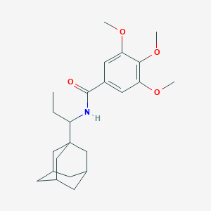 N-[1-(Adamantan-1-YL)propyl]-3,4,5-trimethoxybenzamide