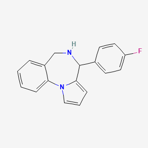 4-(4-fluorophenyl)-5,6-dihydro-4H-pyrrolo[1,2-a][1,4]benzodiazepine