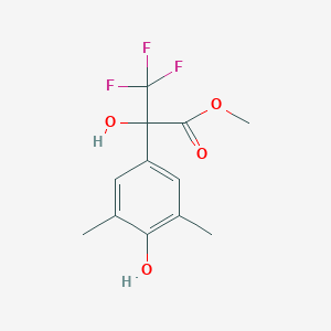 Methyl 3,3,3-trifluoro-2-hydroxy-2-(4-hydroxy-3,5-dimethylphenyl)propanoate