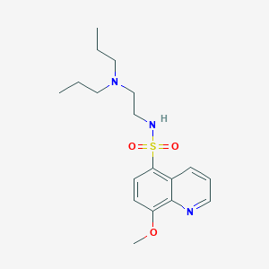 N-[2-(dipropylamino)ethyl]-8-methoxyquinoline-5-sulfonamide