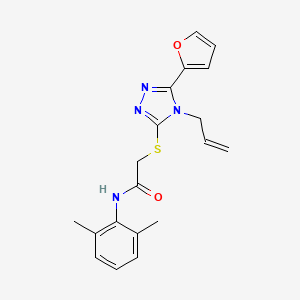 N-(2,6-dimethylphenyl)-2-{[5-(furan-2-yl)-4-(prop-2-en-1-yl)-4H-1,2,4-triazol-3-yl]sulfanyl}acetamide