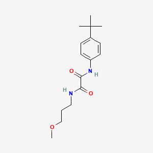 molecular formula C16H24N2O3 B11510474 N-(4-tert-butylphenyl)-N'-(3-methoxypropyl)ethanediamide 