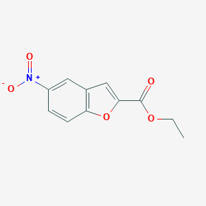 molecular formula C11H9NO5 B115105 Ethyl 5-nitrobenzofuran-2-carboxylate CAS No. 69604-00-8