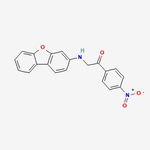 2-(Dibenzo[b,d]furan-3-ylamino)-1-(4-nitrophenyl)ethanone