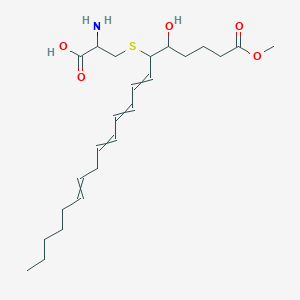 molecular formula C24H39NO5S B1151058 S-(5-Hydroxy-1-methoxy-1-oxoicosa-7,9,11,14-tetraen-6-yl)cysteine 