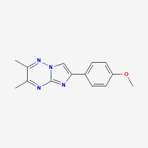 6-(4-Methoxyphenyl)-2,3-dimethylimidazo[1,2-b][1,2,4]triazine