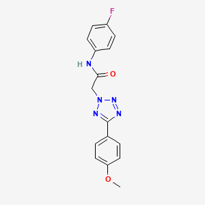 Acetamide, N-(4-fluorophenyl)-2-[5-(4-methoxyphenyl)tetrazol-2-yl]-