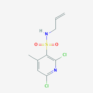 2,6-dichloro-4-methyl-N-(prop-2-en-1-yl)pyridine-3-sulfonamide