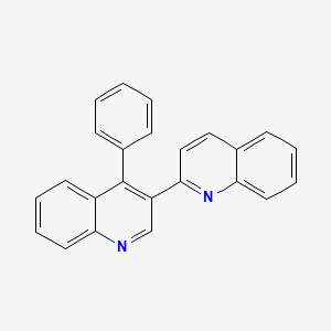 molecular formula C24H16N2 B11510941 4'-Phenyl-2,3'-biquinoline 