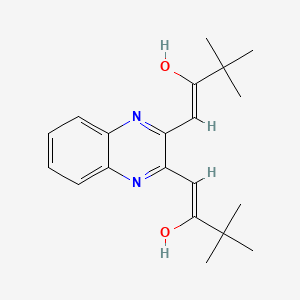 (2z,3z)-Bis(pivaloylmethylene)-1,2,3,4-tetrahydro-quinoxaline