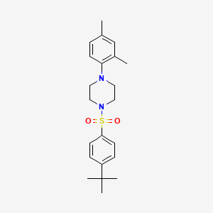 1-(4-Tert-butylbenzenesulfonyl)-4-(2,4-dimethylphenyl)piperazine