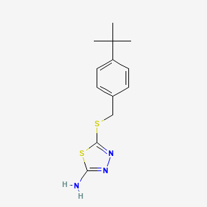 5-(4-tert-Butyl-benzylsulfanyl)-[1,3,4]thiadiazol-2-ylamine