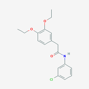 N-(3-chlorophenyl)-2-(3,4-diethoxyphenyl)acetamide