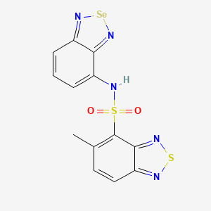 N-(2,1,3-benzoselenadiazol-4-yl)-5-methyl-2,1,3-benzothiadiazole-4-sulfonamide