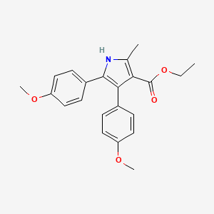 ethyl 4,5-bis(4-methoxyphenyl)-2-methyl-1H-pyrrole-3-carboxylate