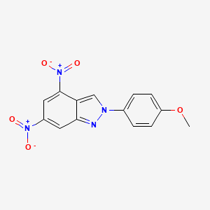 2-(4-Methoxyphenyl)-4,6-dinitro-2H-indazole